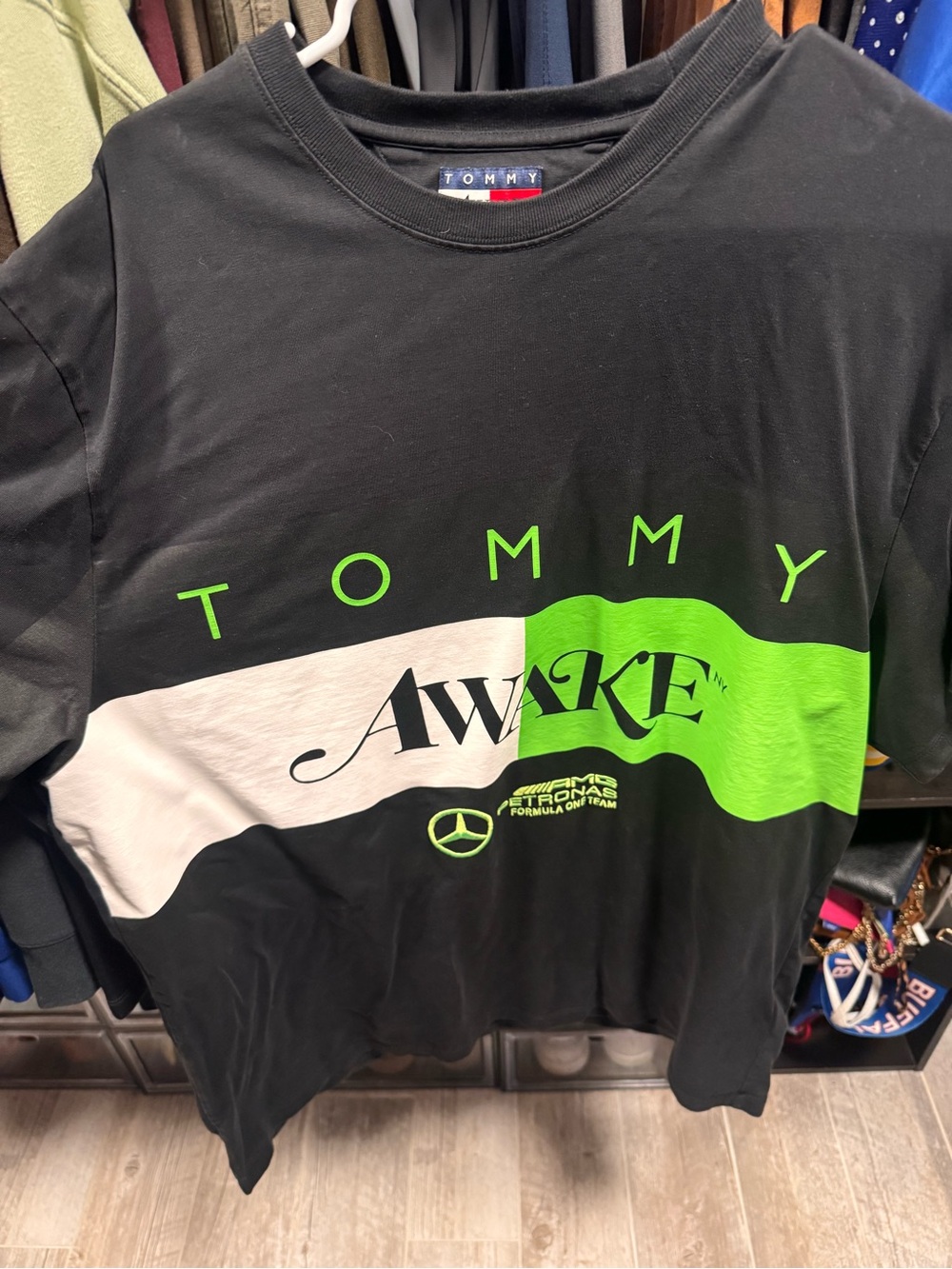 Tommy x Awake AMG Petronas Formula 1 T shirt Large
